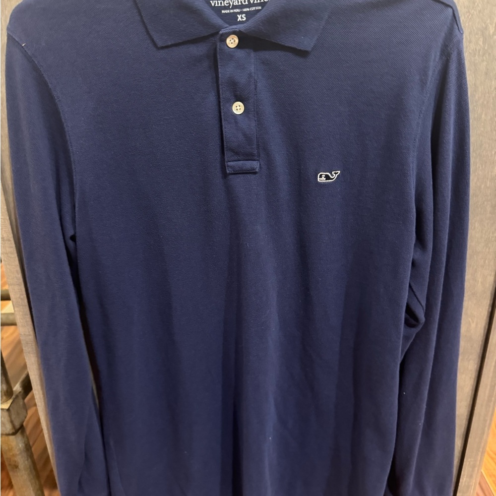 Vineyard Vines Deep Blue Polo Shirt
